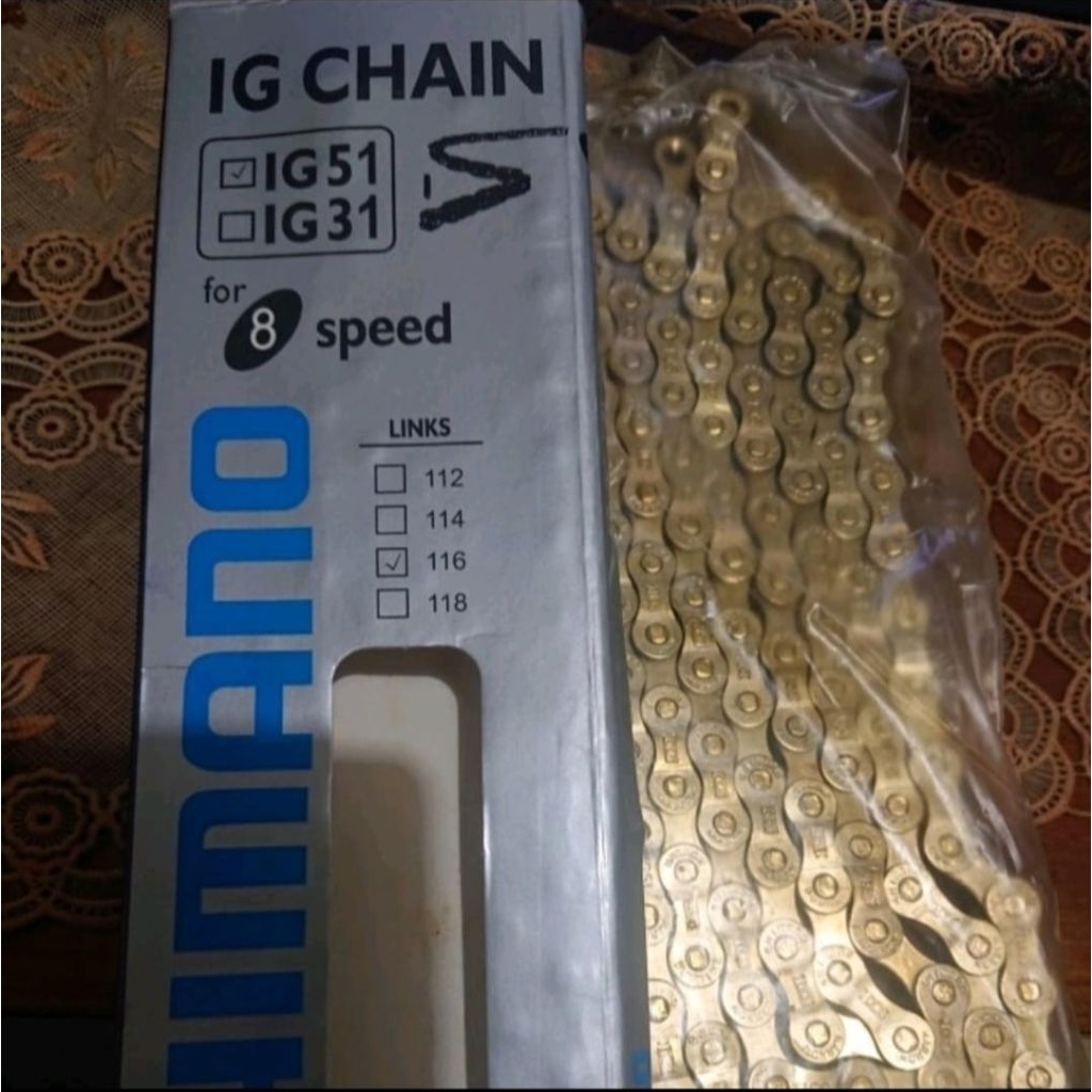 Rantai 8sp SHIMANO GOLD