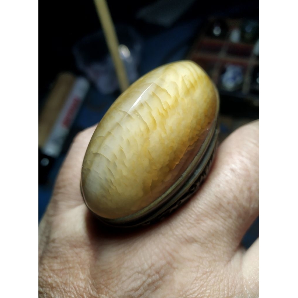 Batu Akik Pandan Babon Sisik Betok Kode T2/35