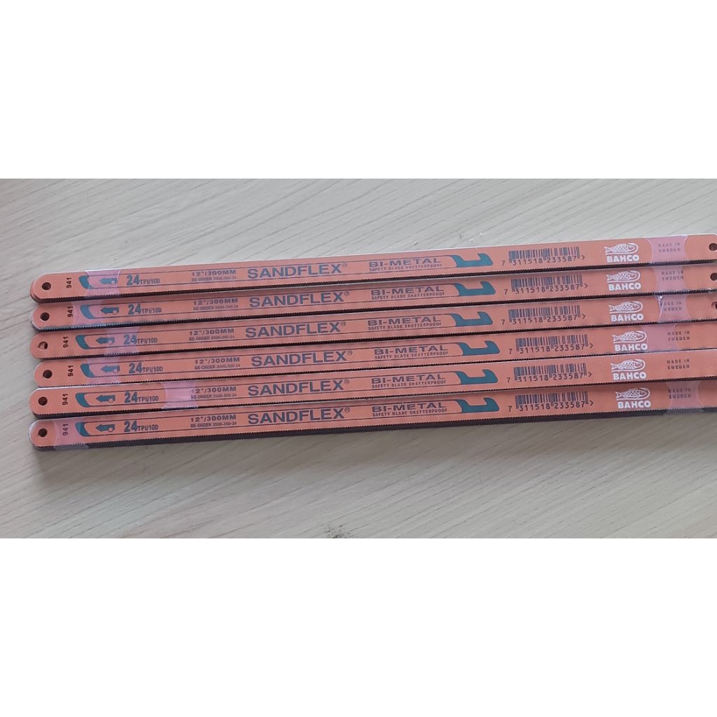 Mata gergaji Sandflex 18TPI 24TPI/ Mata gergaji besi Sandflex 18tpi 24tpi