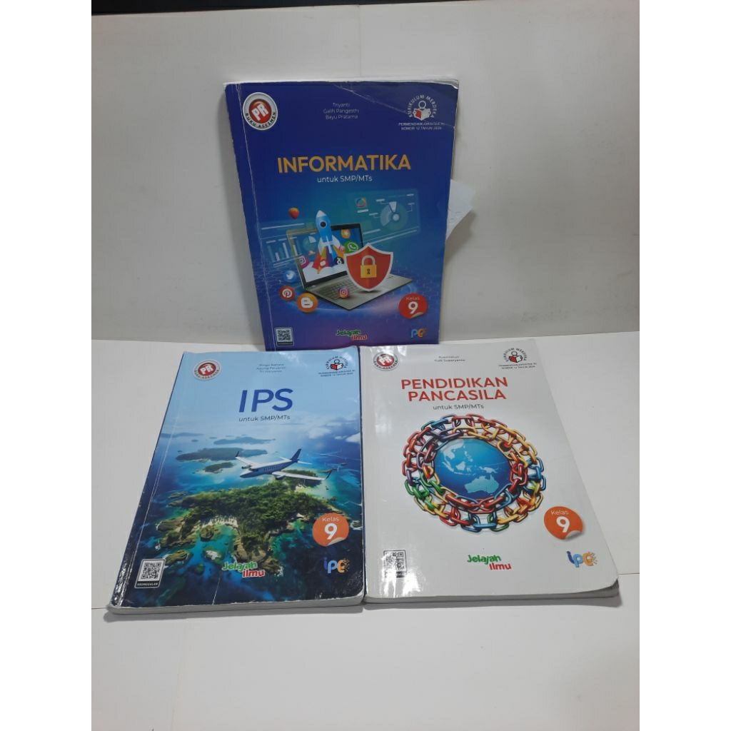 Bekas - Buku Asesmen PR Pendidikan Pancasila Informatika IPS untuk SMP/MTs Kelas 9 Kurikulum Merdeka
