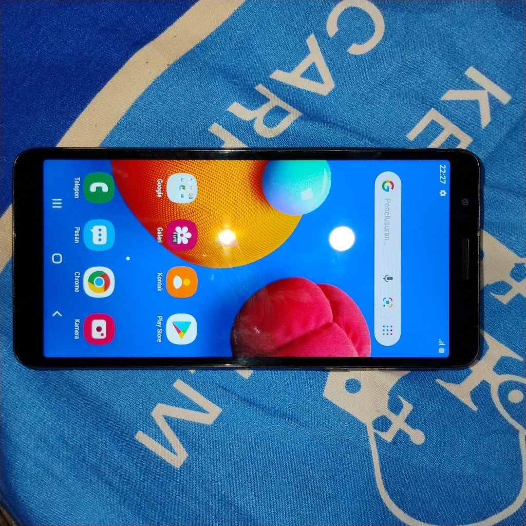 Samsung a01core 4g android 10 hp second Indonesia