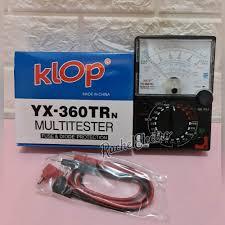 Multitester Analog Manual - Multi meter manual (Besar) - Avometer YX-260TRN-L