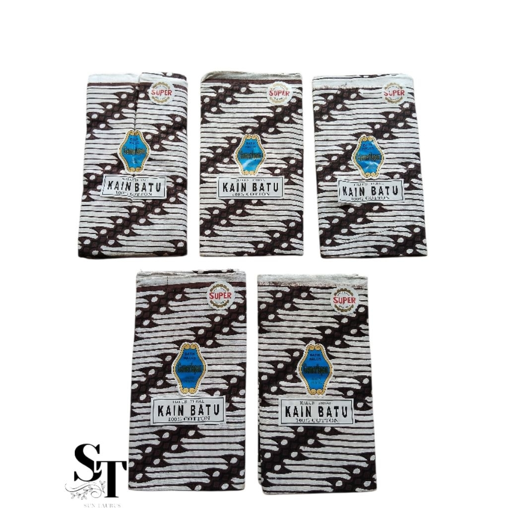 Kain Panjang Jarik Panjang Gemerlapan dasar Putih