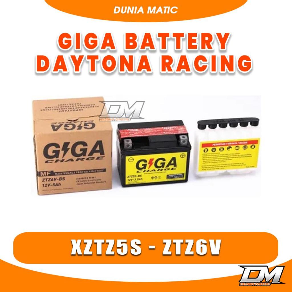 AKI ACCU GIGA CHARGE XZTZ5S-BS 3.5AH, 12V ZTZ6V-BS 12V 5AH BY DAYTONA | DUNIA MATIC