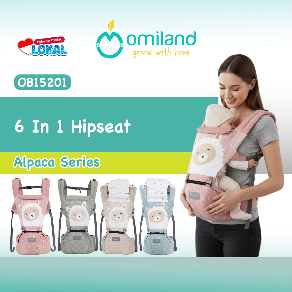 Omiland Gendongan Hipseat Gendongan Bayi Depan | Gendongan Bayi Hipseat All Series