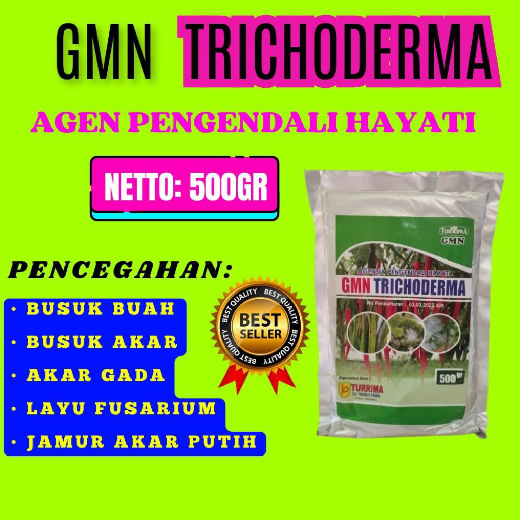 SOLUSI AMPUH  Pupuk Trichoderma Kompos, Pupuk Trichoderma Plus, Pupuk Trichoderma Sp Isi 500gram
