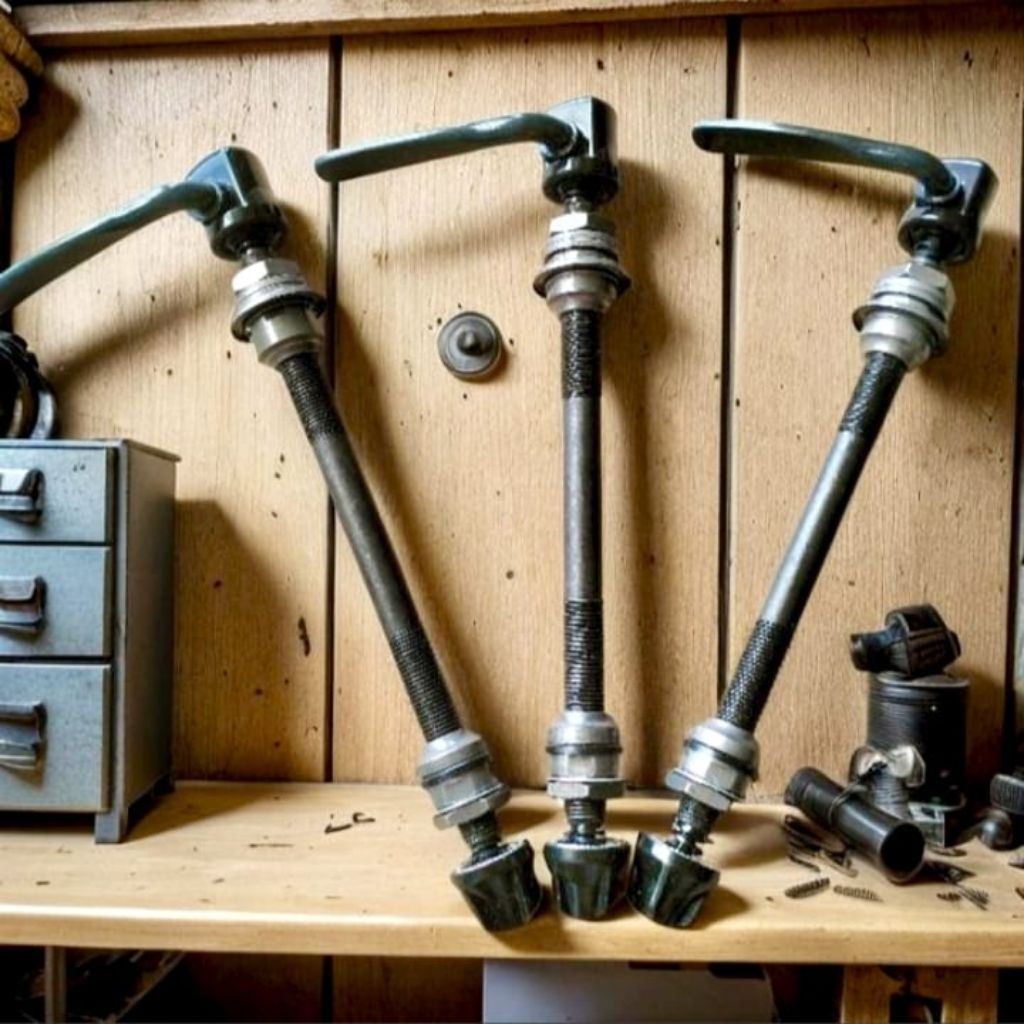 As bolong qr shimano as roda sepeda hollow quick release shimano depan dan belakang