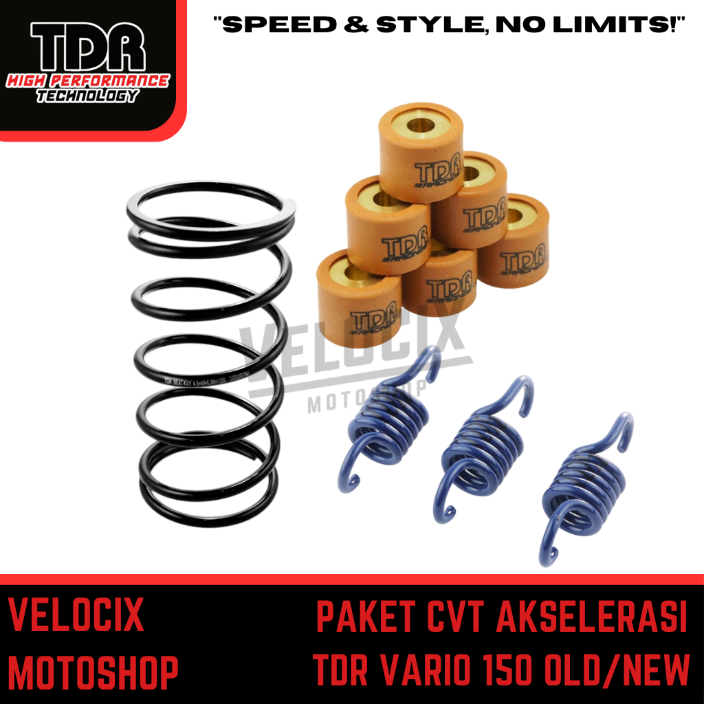 PAKET CVT AKSELERASI TDR VARIO 150 OLD / NEW