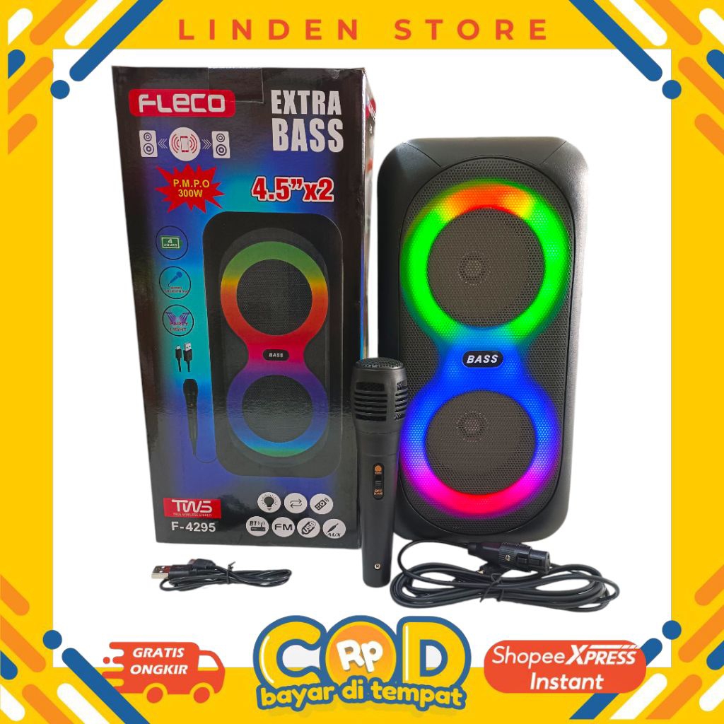 LSID  Speaker FLECO 4,5" F-4295 Free Mic