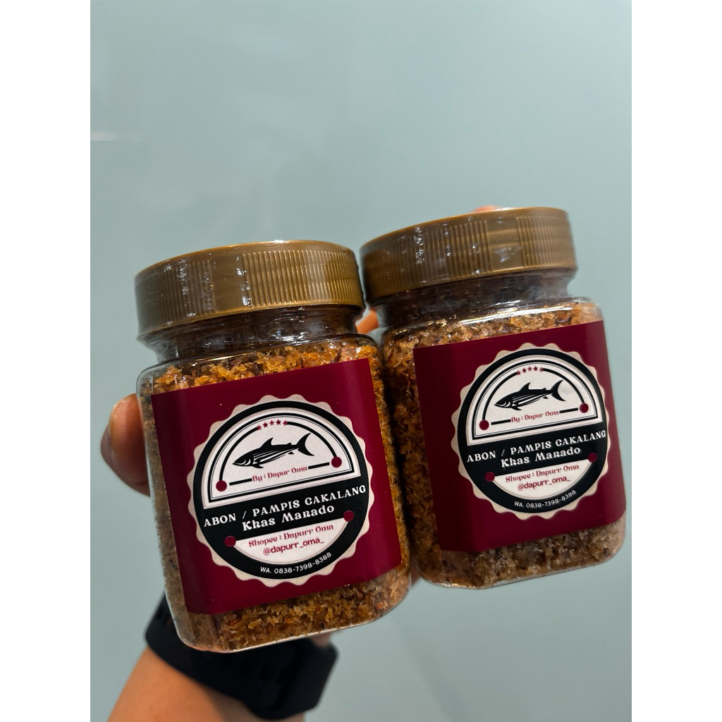 Abon/Pampis Ikan Cakalang Pedas khas Manado | Tanpa Pengawet dan MSG | Sedikit Minyak | Full Ikan :)
