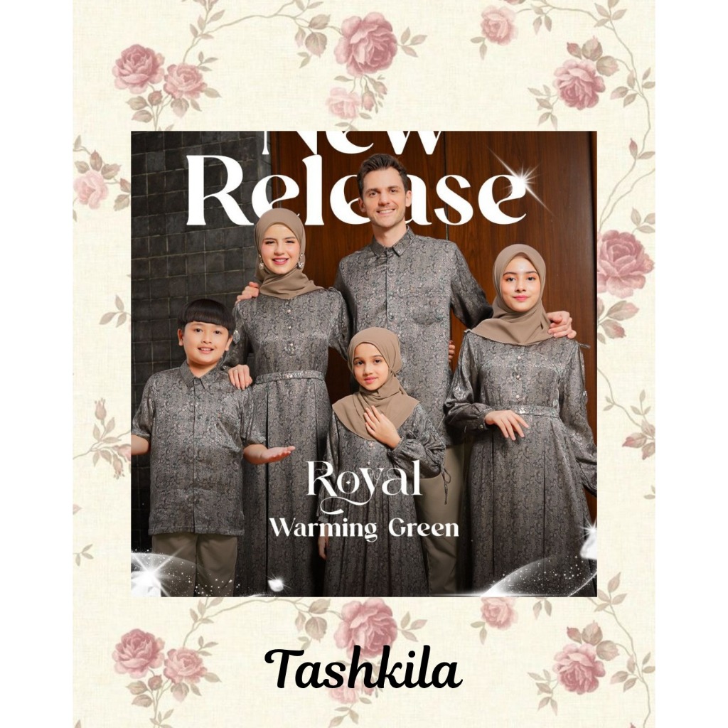 ( Sarimbit Ethica Royal  Warming Green ) Gamis Ethica Kagumi 366 Kahfi 383 Kagumi Kids 193 Kahfi kid