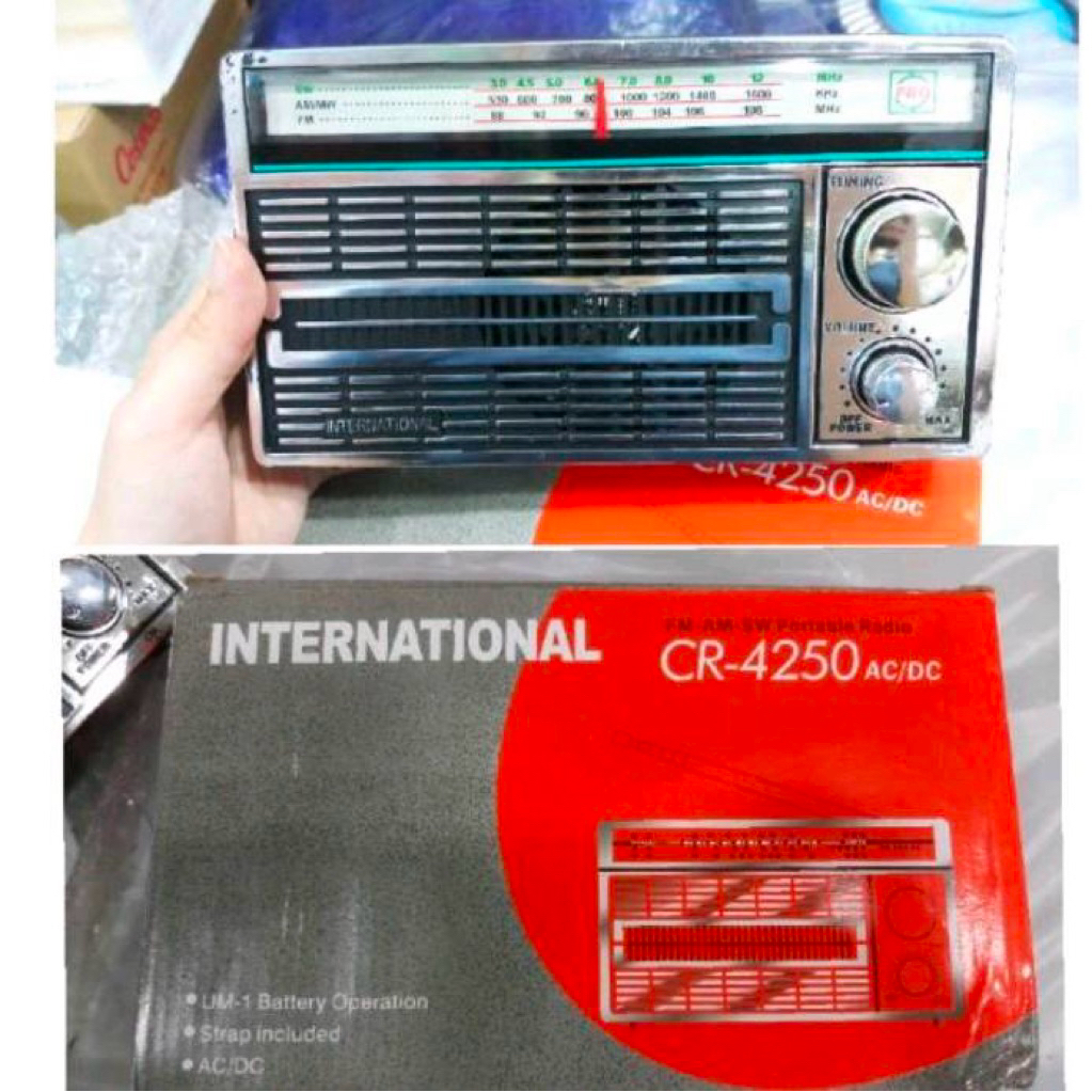 RADIO INTERNATIONAL AC/DC - RADIO JADUL - RADIO MURAH - RADIO 3 BAND INTERNATIONAL