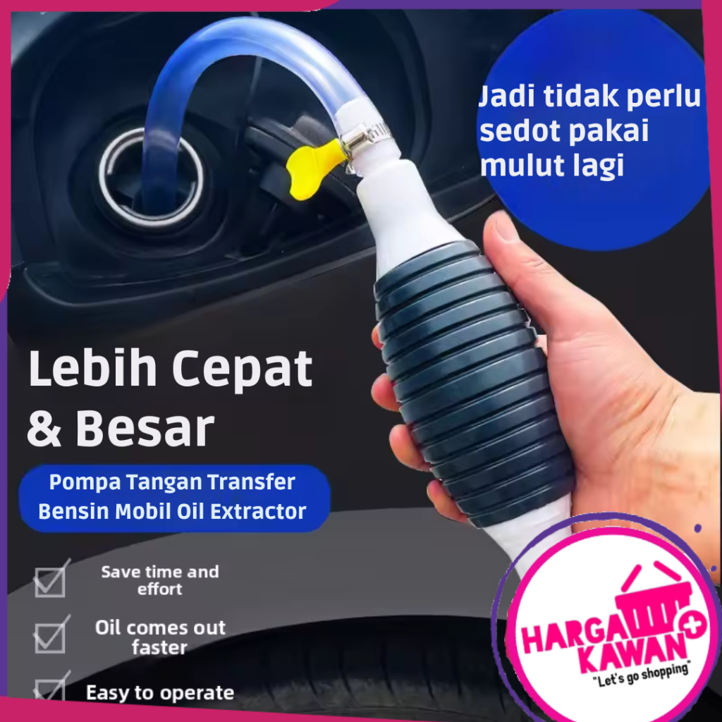 Pompa Manual Cairan Oli & Bensin Bisa Pindah Cepat Tanpa Tumpah Diesel Bensin