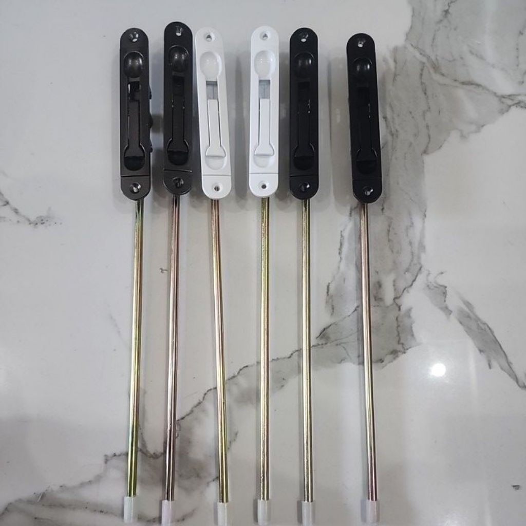 FLASH BOLT PINTU ALUMINIUM SLOT TANAM GRENDEL TANAM