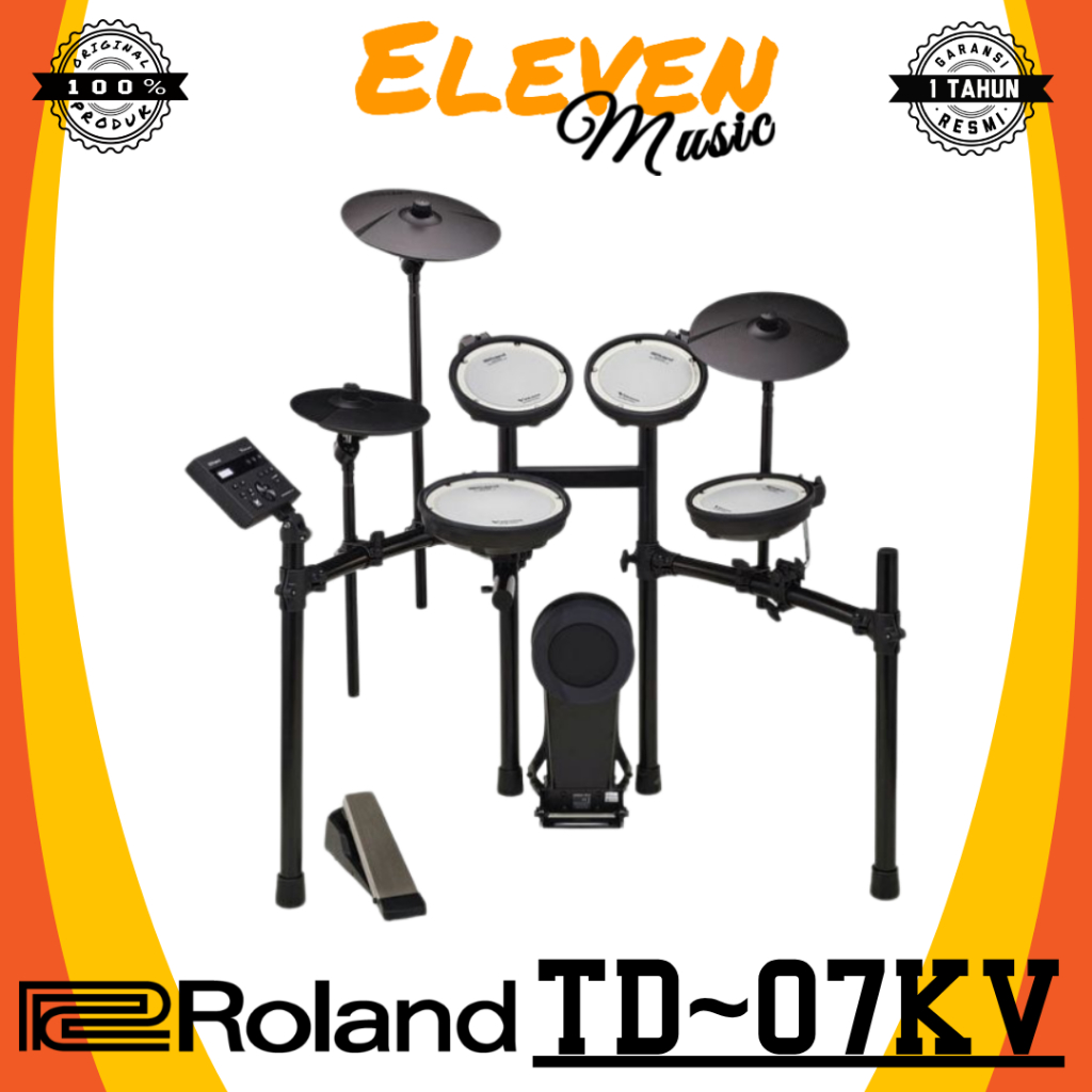 Roland TD07KV Drum Elektrik TD-07KV Roland Vdrum Elektrik Original