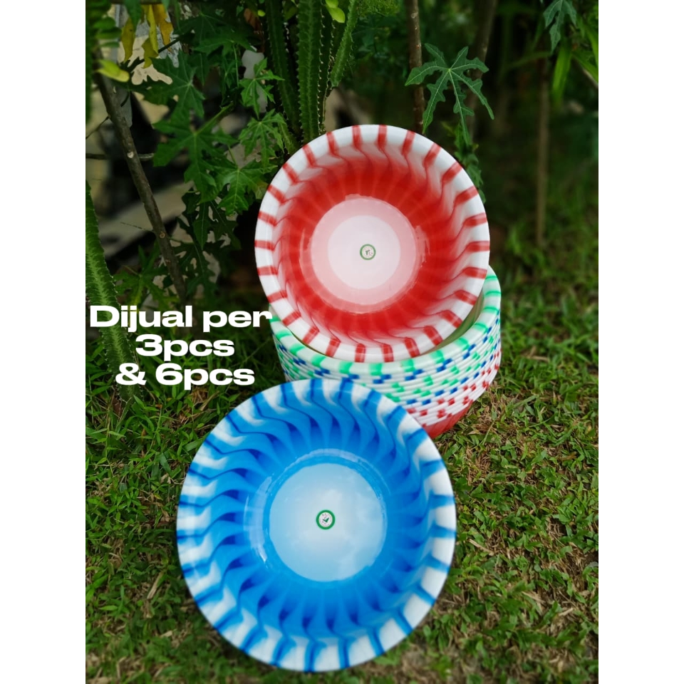 BASKOM BUNGA PLASTIK 30CM/ BASKOM AIR / BASKOM SERBAGUNA / BASKOM SAYUR / BESEK / BASKOM WARNA / BAS