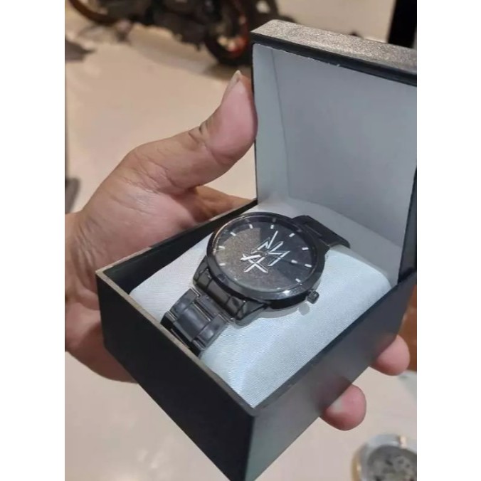 JAM TANGAN PRIA MODERN RANTAI ORI MATERNAL FREE PACKING