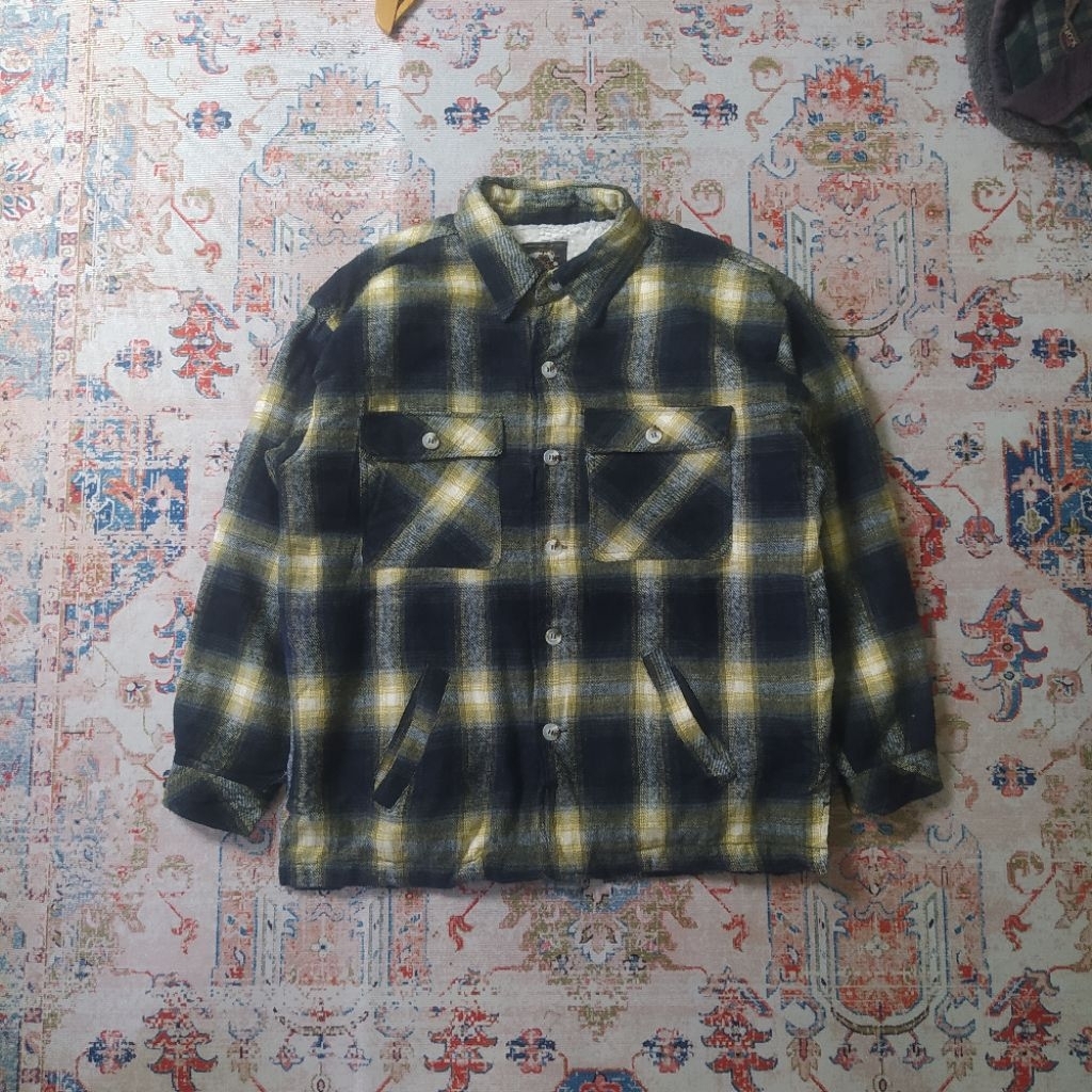 Trade Big Bean Mark International Member Only Woll Veterano Outer, Tartan Outer, Flannel Jacket, Fla