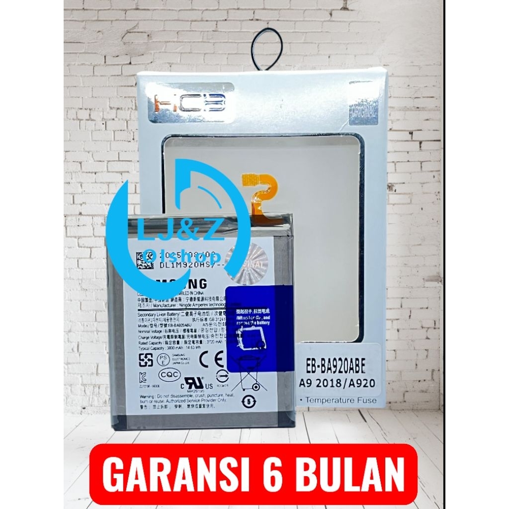 GARANSI 6 BULAN BATRE BATERAI SAM GALAXY A9 2018 A920 EB-BA920ABE BATTERY ORIGINAL 100%