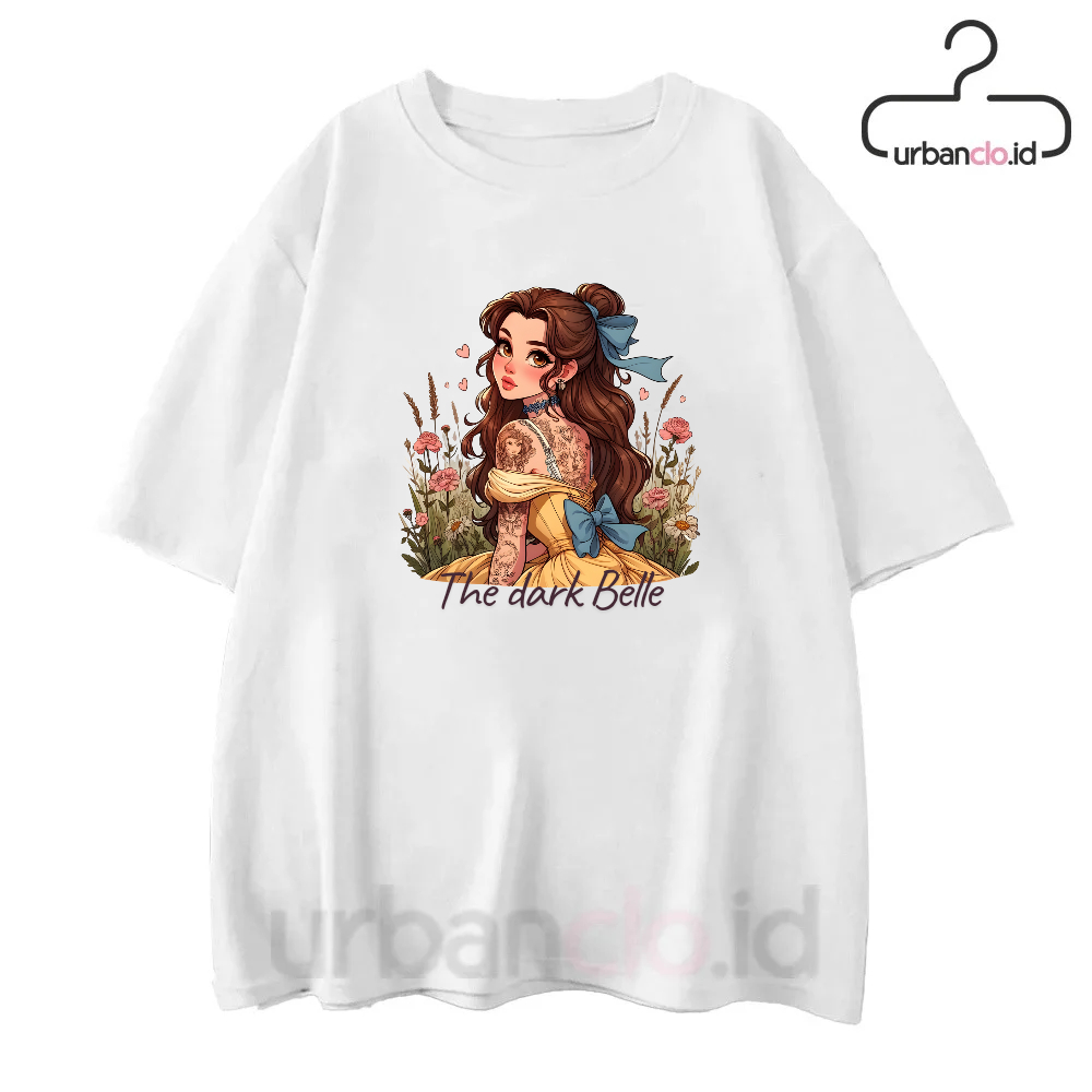 Urbanclo Korean Oversize T-Shirt, Korean Style T-shirt, The Dark Belle