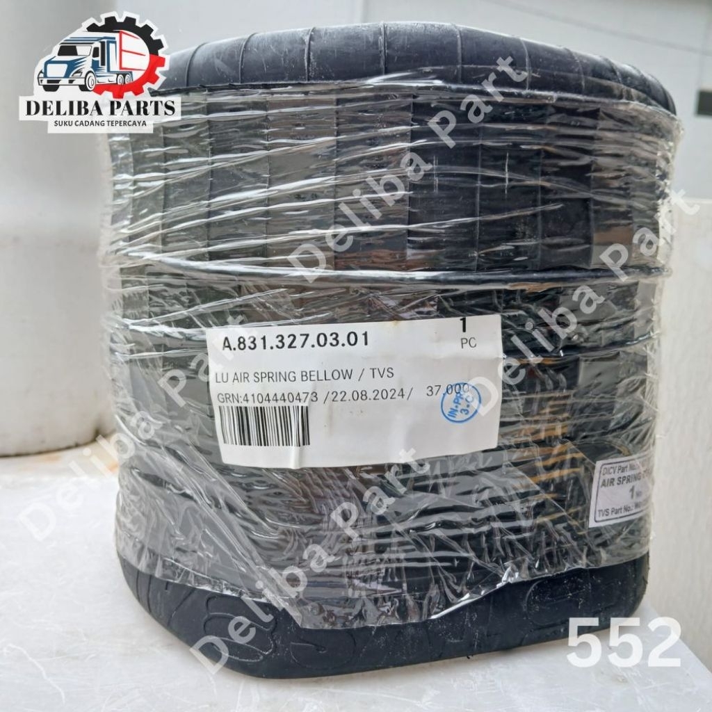Balon per / spring depan dan belakang, air suspension front and rear axle, lu air spring bellow / TV