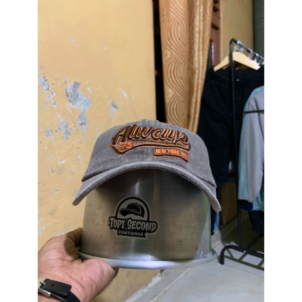 TOPI ALWAYS SECOND/TOPI BEKAS/TOPI LELONG