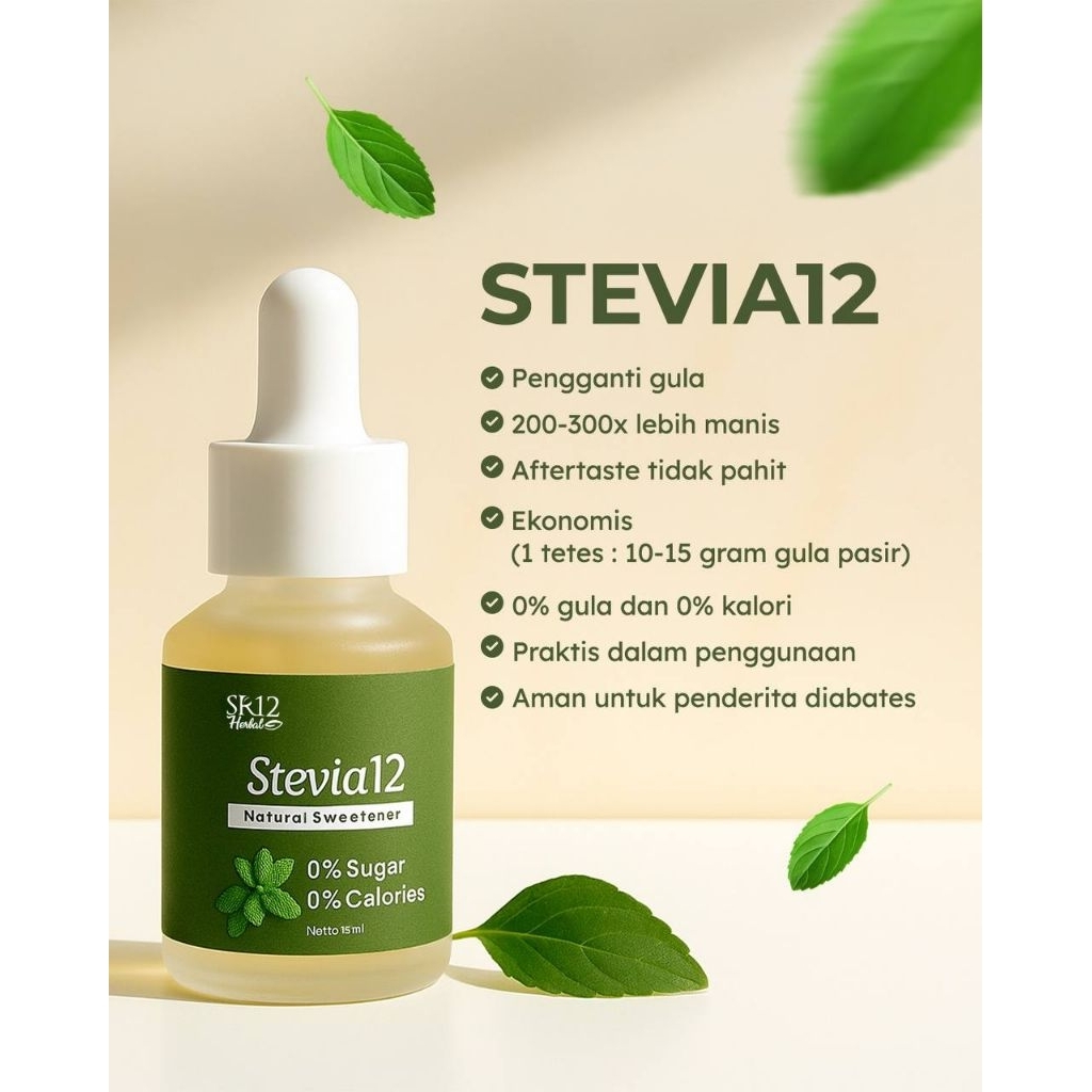 Stevia SR12 Pengganti Gula 0% Gula 0% Kalori