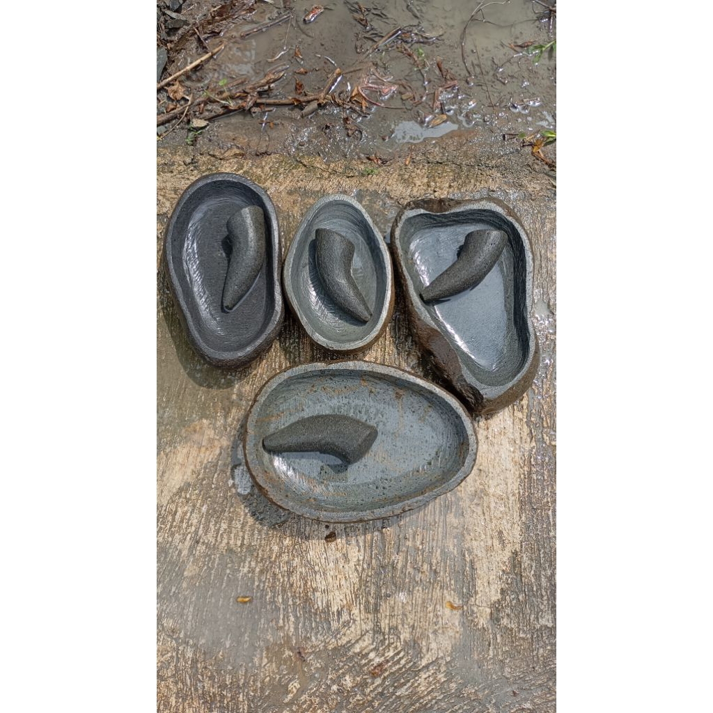 COBEK BATU ASLI | SUNGAI | OVAL ALAMI