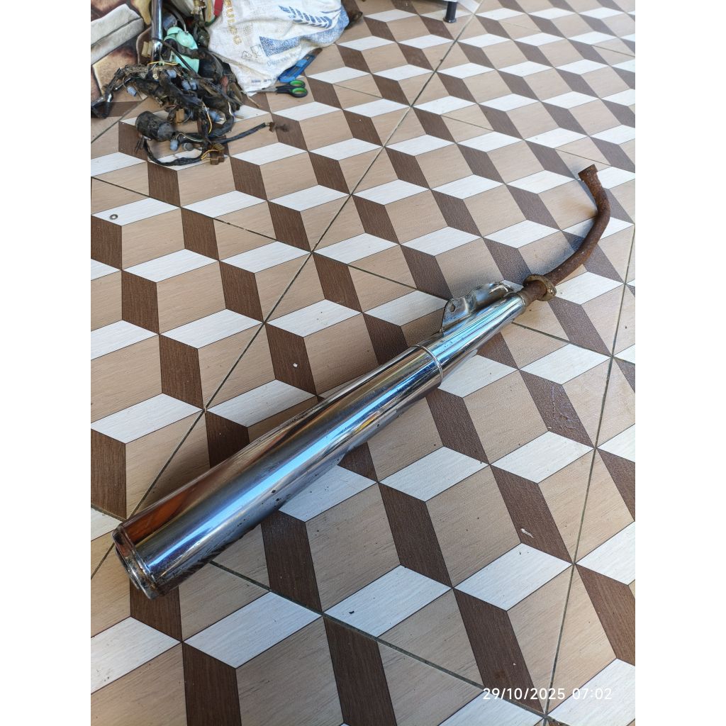 slencer knalpot kenalpot ori standar honda supra x pnp fit old lama original ori asli second