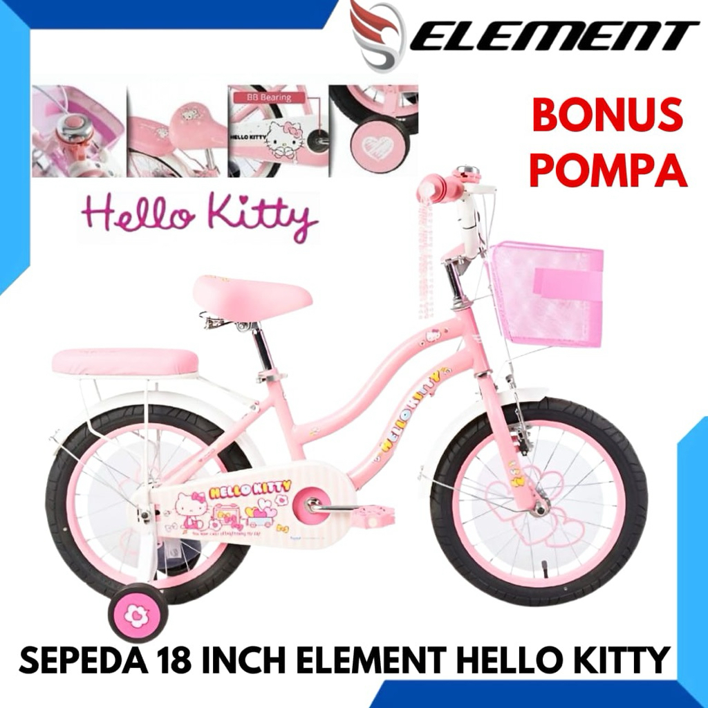 Sepeda Anak Perempuan 18 Element Hello Kitty