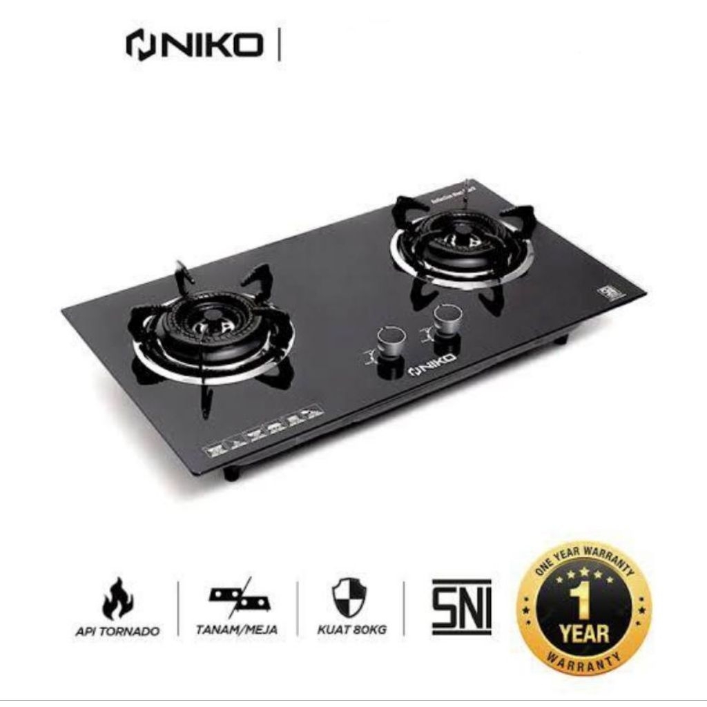 . NIKO KOMPOR TANAM BLACK 2 TUNGKU KOMPOR TANAM NIKO 2 TUNGKU MURAH