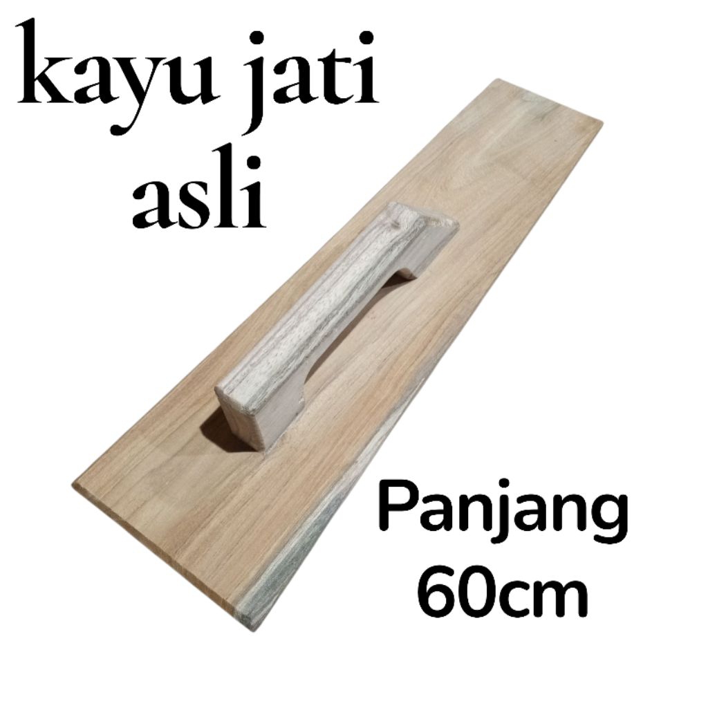 raskam kayu jati asli panjang 60cm