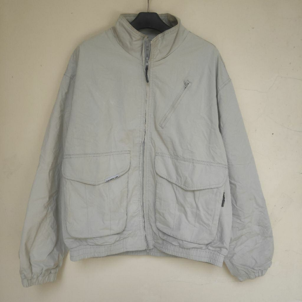 WORK JACKET COTTON TEBAL BY  CODE GRAPHY CREAM