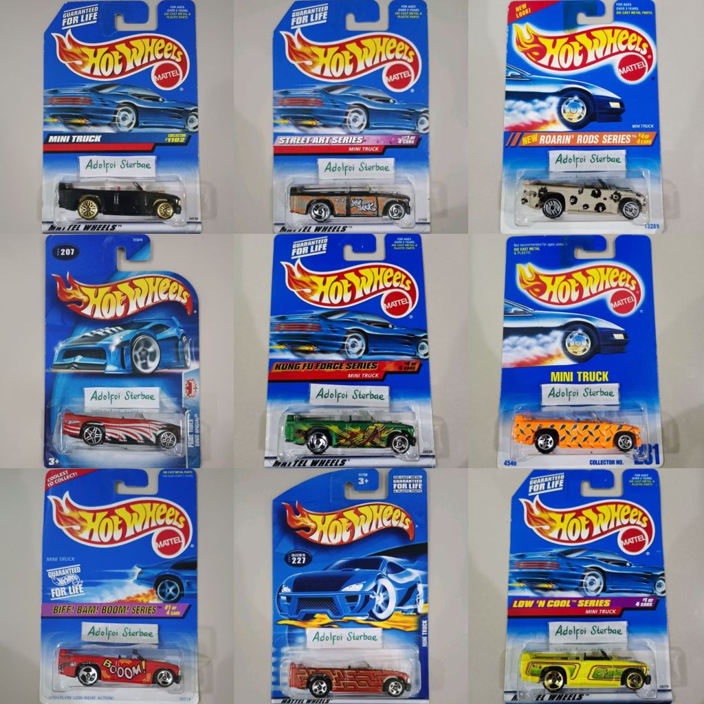 hotwheels hot wheels mini truck minitruck pride rides sonic special street art series low n cool ser