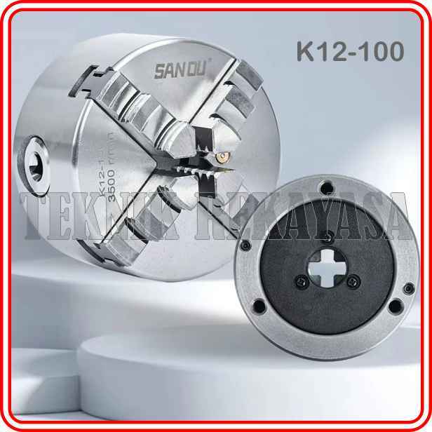 K12-100 CHUCK BUBUT / CHUCK LATHE / CLAW BUBUT K12-100 MERK SAN OU