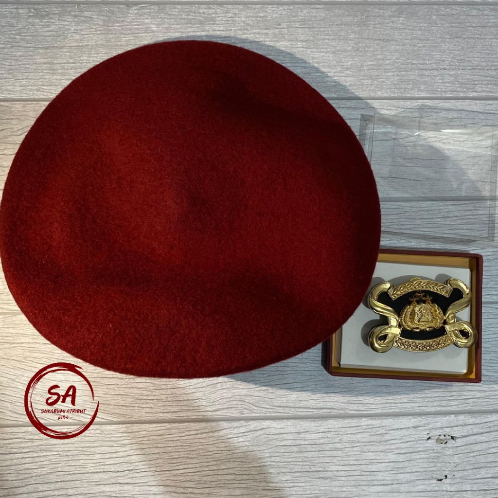 Baret dan Emblem Reserse Polri
