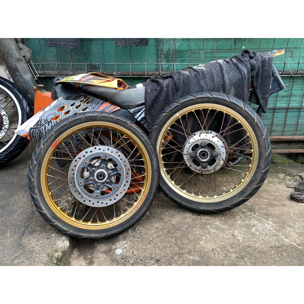 velg set ring 17x165 17x185 tk tromol tiger revo