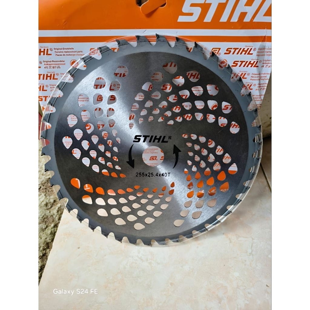 Pisau Bulat Stihl 255 X 25.4 X 40T Mesin Potong Rumput 2Tak