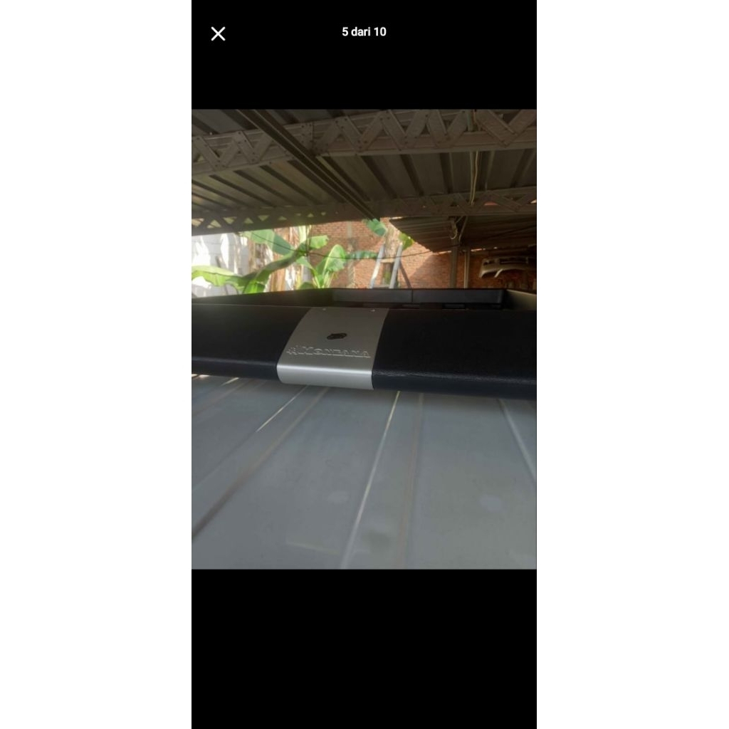 roof rak & crosbar terios/rush model jepit roofrail