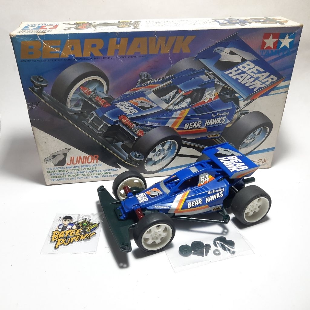 TAMIYA MINI 4WD BEAR HAWK MADE IN JAPAN
