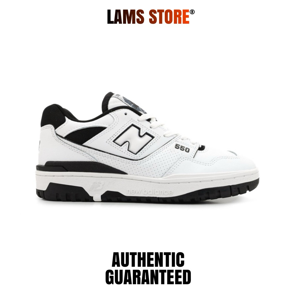 NEW BALANCE 550 WHITE BLACK ORIGINAL RESMI