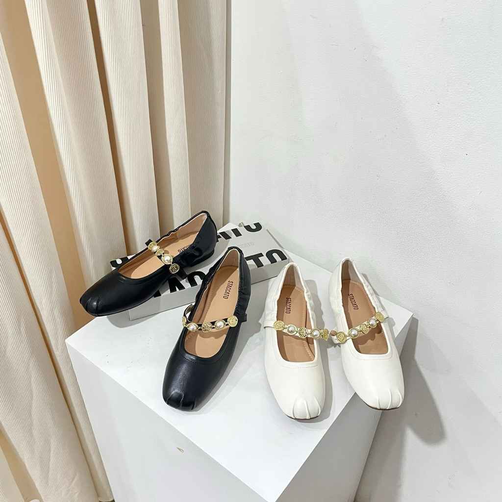 SEPATU WANITA STACCATO FLAT SHOES 037