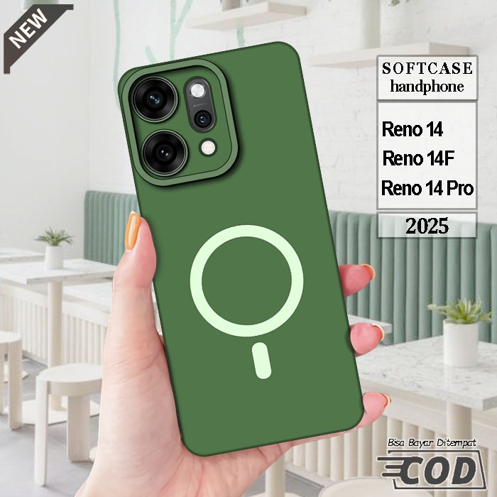 Case OPPO RENO 14  _OPPO RENO 14F  _OPPO RENO 14 PRO  _Casing silikon hitam bening Elastis keren