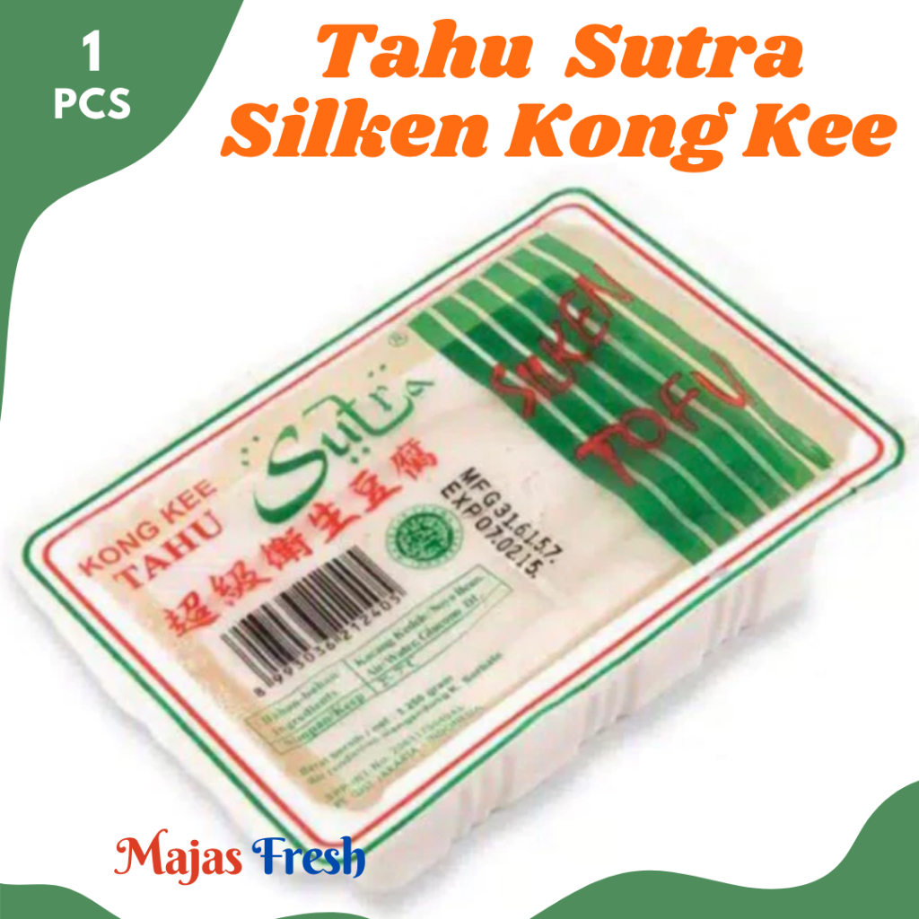 SILKEN TOFU SUTRA Kotak Hijau Segar - Tahu Sutra Jepang Japanese Tofu KONG KEE | 250gr [ Harga Per P