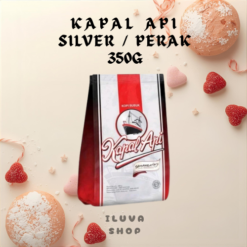KOPI KAPAL API SILVER / PERAK 350g / KOPI BUBUK KAPAL API