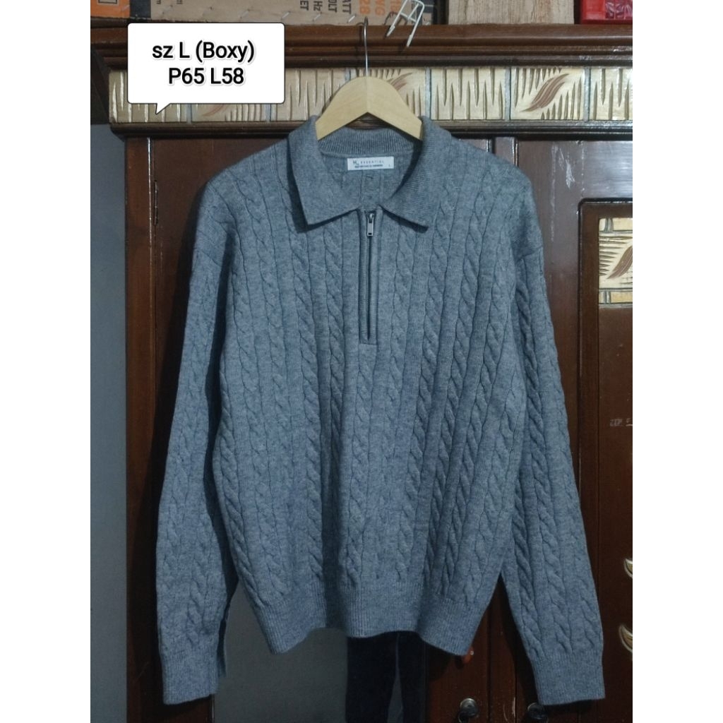 knitwear cable kepang w essential by hangten original