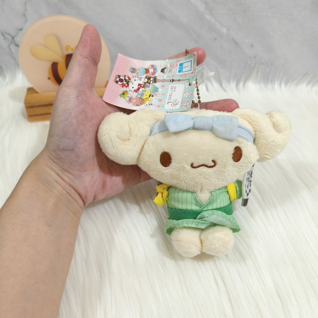 Bagcharm Ganci Cinnamoroll Friend's Espresso Tokyo Skytree Mascot Original Sanrio