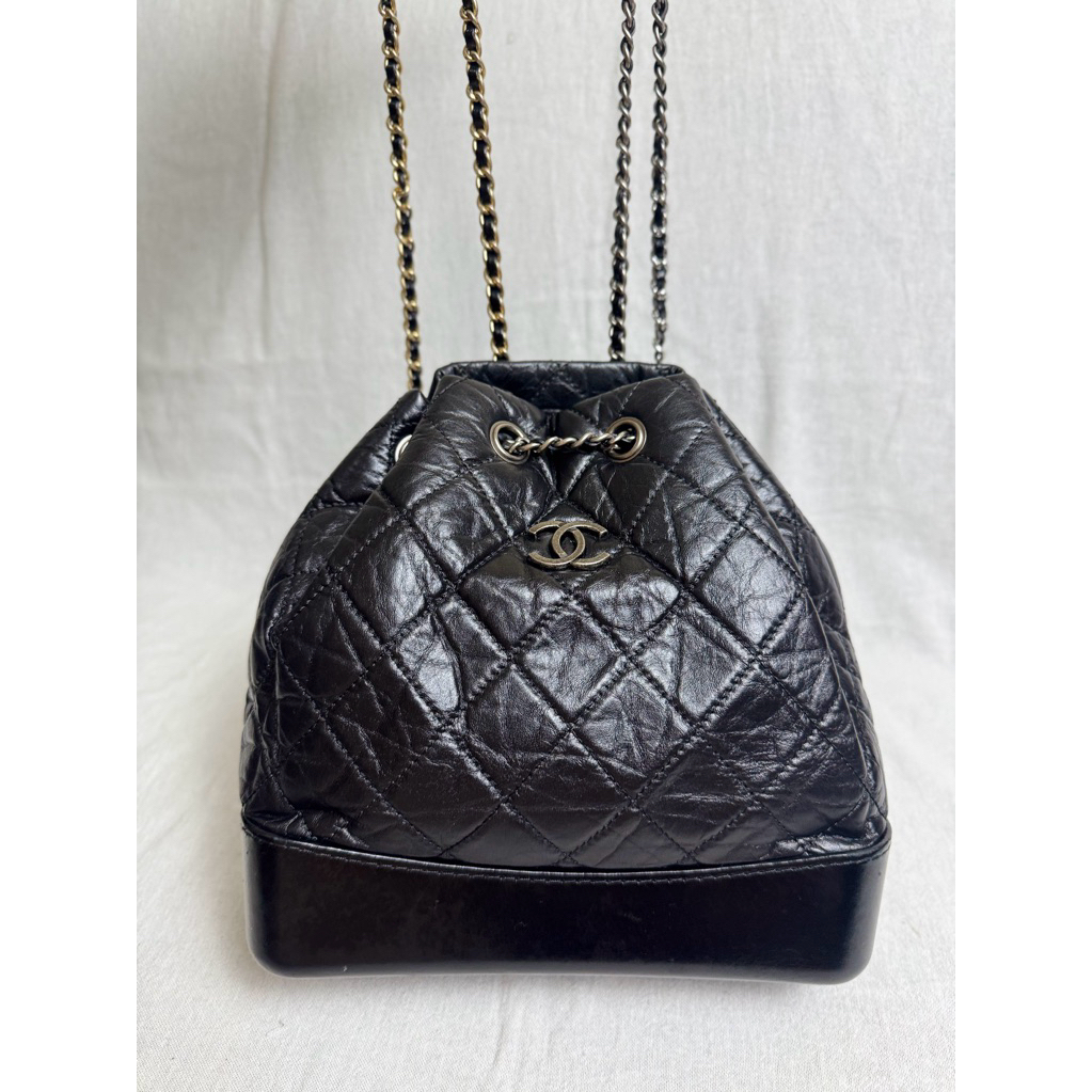 TAS C BLACK GABRIELLE BACKPACK PRELOVED BAG BRANDED