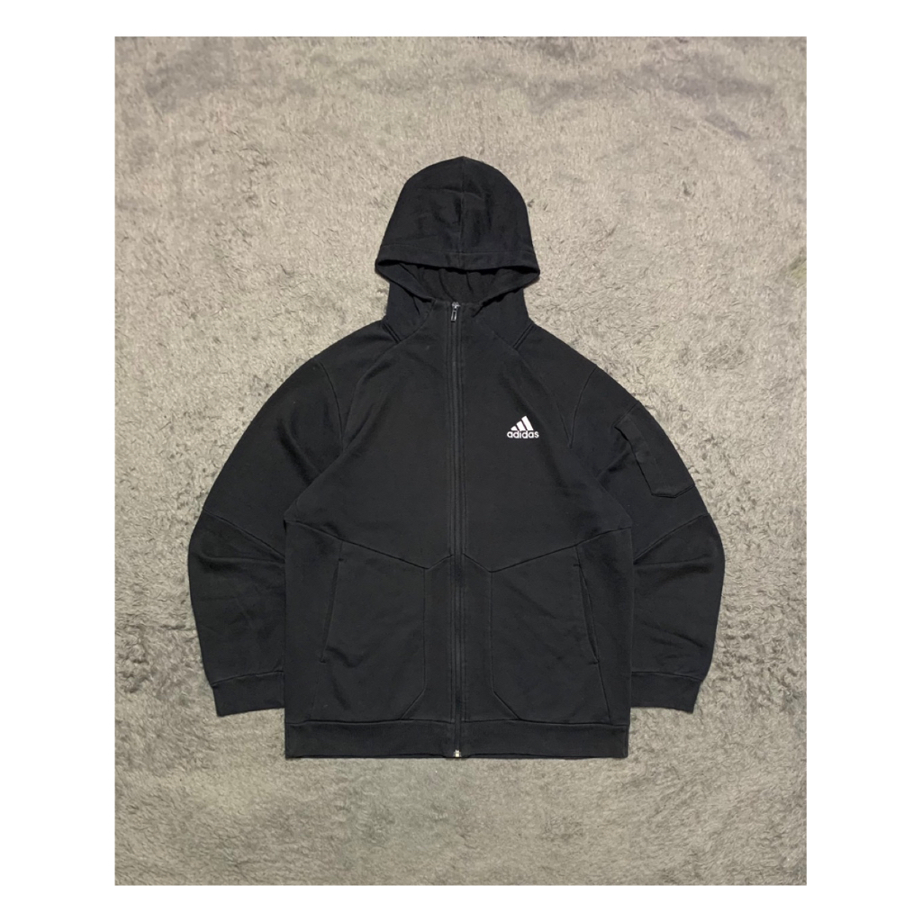 Hoodie Zipper Adidas Second