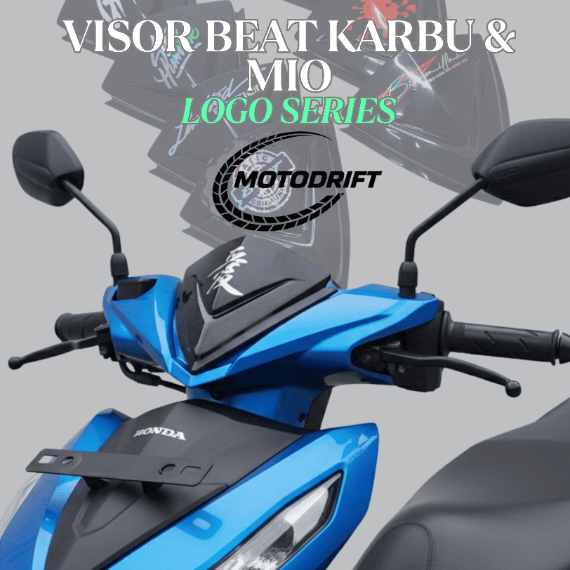 VISOR MOTOR BEAT KARBU BEAT OLD BEAT LAMA MIO SPORTY MIO SOUL KARBU MIO M3 VISOR WINDHSIELD TAMENG D